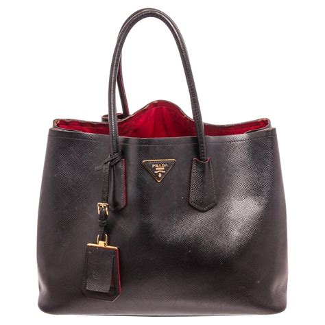 prada tote saffiano leather|Prada saffiano lux tote small.